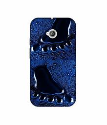 Amazon Brand - Solimo Designer Foot Impression 3D Printed Hard Back Case Mobile Cover for Motorola Moto E 2nd Generation