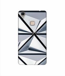 Amazon Brand - Solimo Designer Hexagon Texture 3D Printed Hard Back Case Mobile Cover for Vivo V3 Max