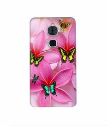 Amazon Brand - Solimo Designer B-Butterflies 3D Printed Hard Back Case Mobile Cover for LeTV Le 2