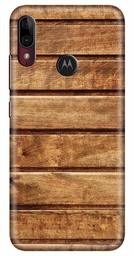 Amazon Brand - Solimo Designer Wooden Design 3D Printed Hard Back Case Mobile Cover for Motorola Moto E6s / Motorola Moto E6 Plus