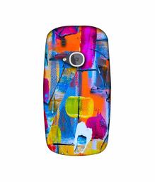 Amazon Brand - Solimo Designer Multicolor Box Texture 3D Printed Hard Back Case Mobile Cover for Nokia 3310