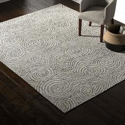 Amazon Brand - Rivet Modern Gust Swirled Rug, 5