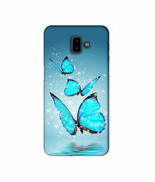 Amazon Brand - Solimo Designer Flying Butterflies 3D Printed Hard Back Case Mobile Cover for Samsung Galaxy J6 Plus