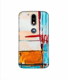 Amazon Brand - Solimo Designer Glass Paint 3D Printed Hard Back Case Mobile Cover for Motorola Moto G4 Plus (with Logo Cut)