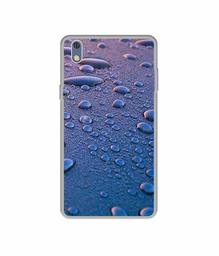 Amazon Brand - Solimo Designer Water Drops UV Printed Soft Back Case Mobile Cover for Lyf Water 8