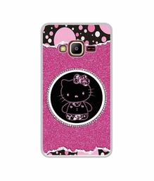 Amazon Brand - Solimo Designer Kitty with Glitter UV Printed Soft Back Case Mobile Cover for Samsung Z2