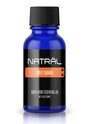 NATRÄL Sweet Orange, 100% Pure and Natural Essential Oil, Large 1 Ounce Bottle