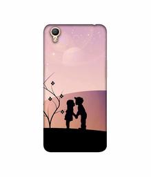 Amazon Brand - Solimo Designer Kiss-ing Couple 3D Printed Hard Back Case Mobile Cover for Oppo A37