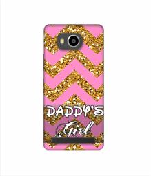 Amazon Brand - Solimo Designer Daddy's Girl 3D Printed Hard Back Case Mobile Cover for Lenovo A7700