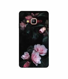 Amazon Brand - Solimo Designer Dark Flowers Photography 3D Printed Hard Back Case Mobile Cover for Samsung Z2