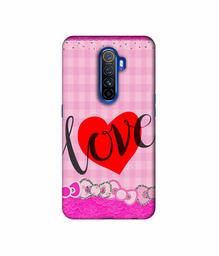 Amazon Brand - Solimo Designer Love Print On Cloth Pattern 3D Printed Hard Back Case Mobile Cover for Oppo Reno Ace/Realme X2 Pro