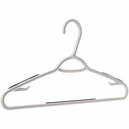 AmazonBasics Plastic Clothes Hanger with Non-Slip Pad, 100-Pack (Renewed)