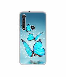 Amazon Brand - Solimo Designer Flying Butterflies UV Printed Soft Back Case Mobile Cover for Motorola One Macro