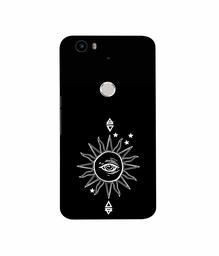 Amazon Brand - Solimo Designer Sun 3D Printed Hard Back Case Mobile Cover for Nexus 6P