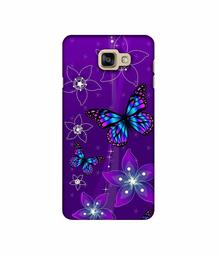 Amazon Brand - Solimo Designer Butterflies 3D Printed Hard Back Case Mobile Cover for Samsung Galaxy A9 Pro