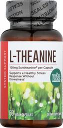 Whole Foods Market, L-Theanine 100mg, 60 ct