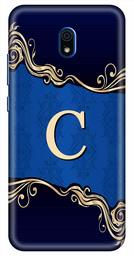 Amazon Brand - Solimo Designer Blue Pattern Alphabet-C 3D Printed Hard Back Case Mobile Cover for Xiaomi Redmi 8A