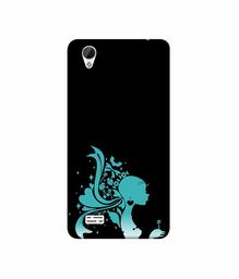 Amazon Brand - Solimo Designer Lady Vector N 3D Printed Hard Back Case Mobile Cover for Vivo Y31