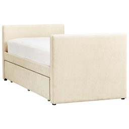 Amazon Brand – Rivet Meredith Twin Backless Daybed Frame With Trundle, 42.5