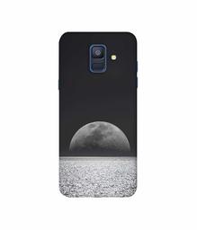 Amazon Brand - Solimo Designer Half Moon View 3D Printed Hard Back Case Mobile Cover for Samsung Galaxy A6