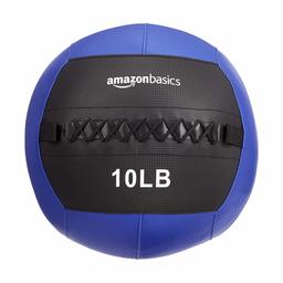 AmazonBasics Médicine-ball lestée à frapper - Bleu 10  Livres (4,5 kg)