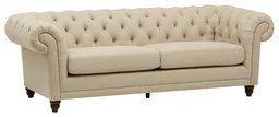 Amazon Brand – Stone & Beam Bradbury Chesterfield Tufted Sofa Couch, 92.9