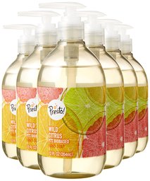 Amazon Brand - Presto! Biobased Hand Soap, Wild Citrus Scent (6 pack)