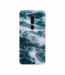 Amazon Brand - Solimo Designer Sea Waves 3D Printed Hard Back Case Mobile Cover for Oppo F11 Pro