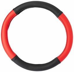 Amazon Brand - Solimo Steering Cover (Small), Red