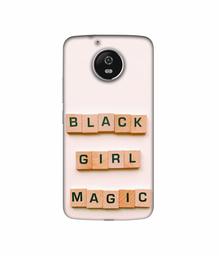 Amazon Brand - Solimo Designer Black Girl Magic 3D Printed Hard Back Case Mobile Cover for Motorola Moto G5