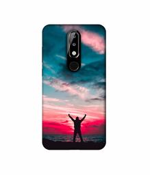 Amazon Brand - Solimo Designer Nature Painting 3D Printed Hard Back Case Mobile Cover for Nokia 5.1 Plus