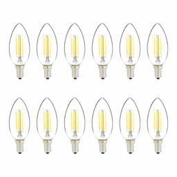 AmazonBasics – Bombilla LED regulable de 15.000 horas de vida útil, B11 (E12 base de candelabro)