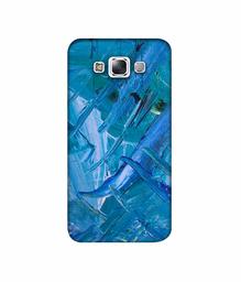 Amazon Brand - Solimo Designer Blue Paint 3D Printed Hard Back Case Mobile Cover for Samsung Galaxy E7