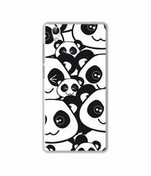 Amazon Brand - Solimo Designer Panda Texture UV Printed Soft Back Case Mobile Cover for Vivo Y51L