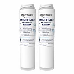 AmazonBasics Replacement GE FQSVF Drinking Water System Filter, 2-Pack, Standard Filtration