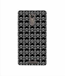 Amazon Brand - Solimo Designer White Flowers Pattern 3D Printed Hard Back Case Mobile Cover for Gionee S6s