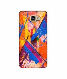 Amazon Brand - Solimo Designer Barfi Shape Multicolor Texture 3D Printed Hard Back Case Mobile Cover for Samsung Galaxy A9 Pro