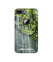 Amazon Brand - Solimo Designer Nature Lover 3D Printed Hard Back Case Mobile Cover for Apple iPhone 8 Plus (with Logo Cut)