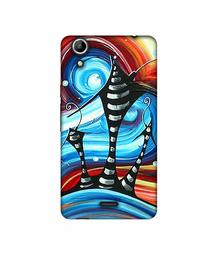 Amazon Brand - Solimo Designer Abstarct Texture 3D Printed Hard Back Case Mobile Cover for Micromax Canvas Selfie 2 Q340