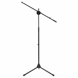 AmazonBasics - Soporte para micrófono (altura regulable, base de metal, renovado), sin clip de micrófono, 3.1 - 5.3-Foot