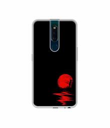 Amazon Brand - Solimo Designer Red Moon UV Printed Soft Back Case Mobile Cover for Oppo F11 Pro