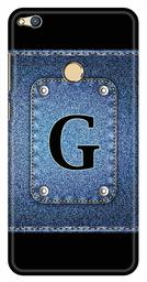 Amazon Brand - Solimo Designer Button Jeans Alphabet-G 3D Printed Hard Back Case Mobile Cover for Huawei Honor 8 Lite