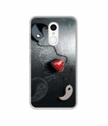 Amazon Brand - Solimo Designer Chinnese Yin and Yang UV Printed Soft Back Case Mobile Cover for Spice V801