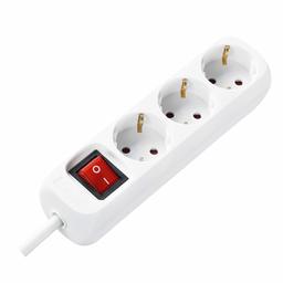 AmazonBasics 3 Socket 2 Metre Extension Lead with Power Switch