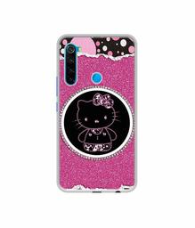 Amazon Brand - Solimo Designer Kitty with Glitter UV Printed Soft Back Case Mobile Cover for Mi Redmi Note 8