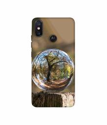 Amazon Brand - Solimo Designer Water Drop 3D Printed Hard Back Case Mobile Cover for Motorola One Power