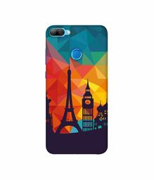 Amazon Brand - Solimo Designer Colored Paris 3D Printed Hard Back Case Mobile Cover for Honor 9N