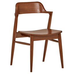 Amazon Brand – Rivet Mid-Century Modern Low-Back Dining Chair, 30