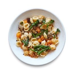 Amazon Meal Kits, Orecchiette Pasta with Italian Sausage