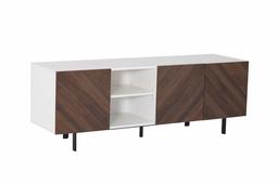 Amazon Brand – Rivet Modern Media Cabinet with Self-Closing Doors, 59